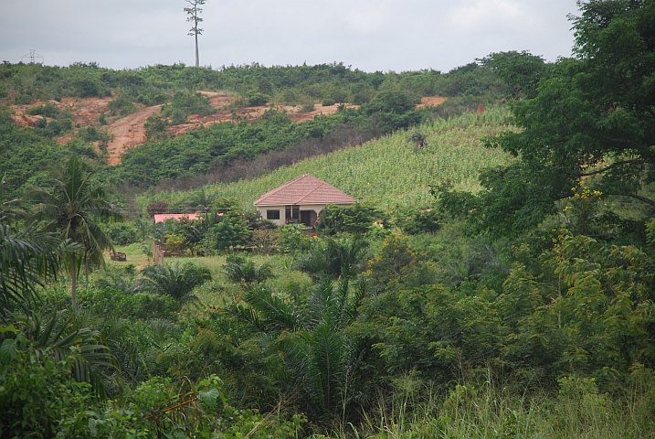 Zwischen Cape Coast und Biriwa