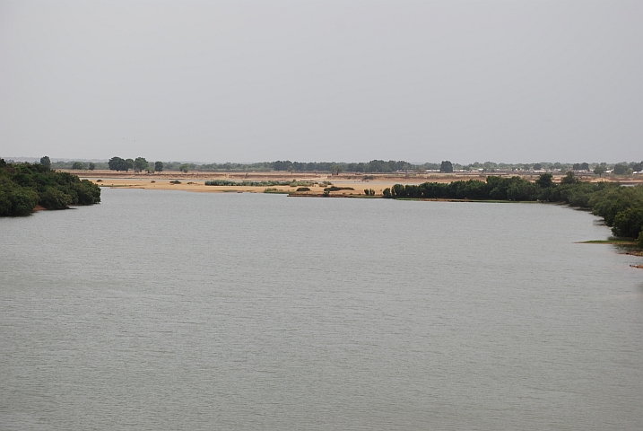 Einmündung des Tinkisso in den Niger kurz vor Siguiri