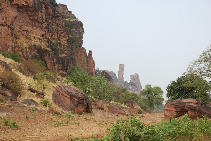 Felsformationen der Manding-Berge (Mali)