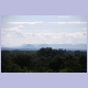 Blick auf die fernen Mandara Berge in Nordkamerun