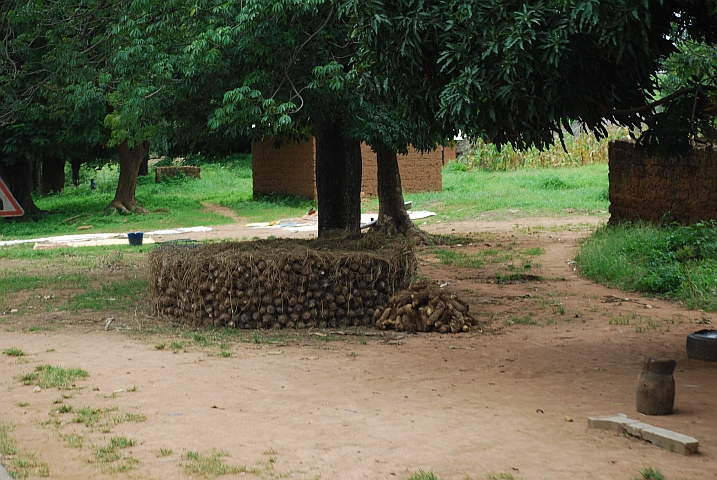 Kassava-Depot bei Mbé