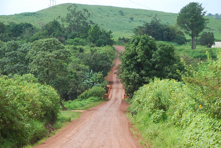 Piste nach Garoua-Boulaï kurz nach Ngaoundéré