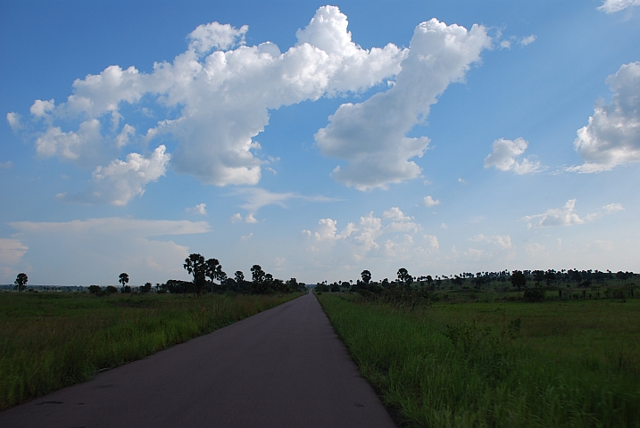 Strasse nach Brazzaville südlich von Gamboma