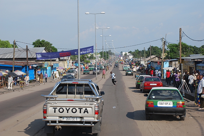 Zufahrtsstrasse nach Brazzaville