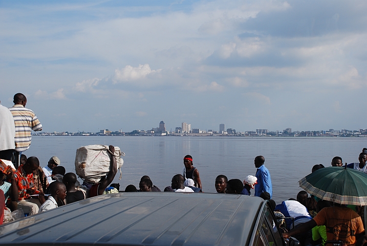 Mit der Fähre unterwegs nach Kinshasa