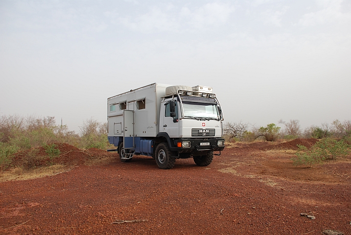 Unser Bushcamp kurz vor Ségou