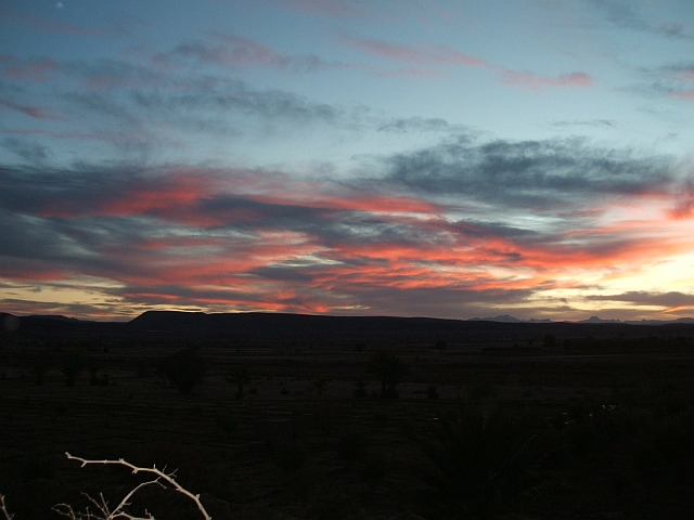 Abendstimmung in der Nähe von Âït Benhaddou