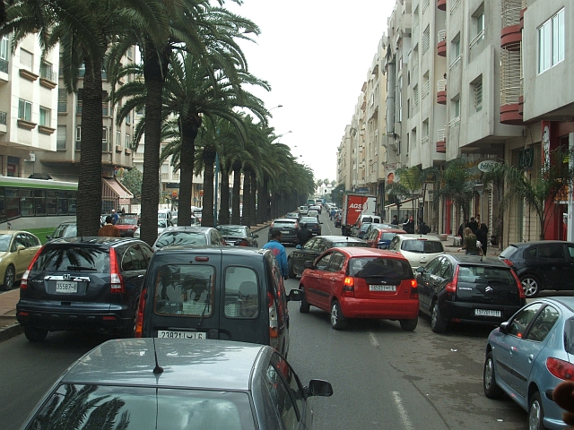 Das ganz normale Chaos in den Strassen von Casablanca