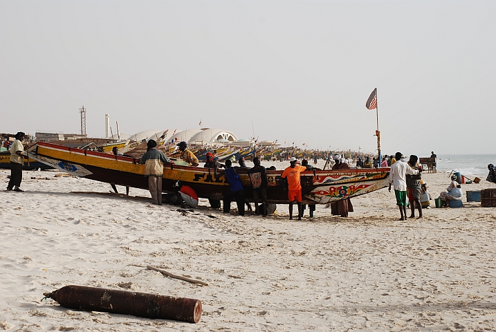Am Fischerstrand von Nouâkchott
