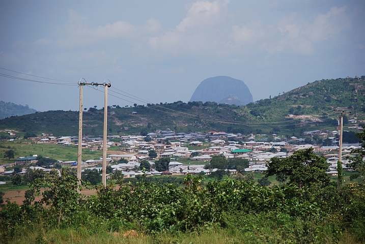 Zuma Rock, das geographische Zentrum von Nigeria bei Abuja
