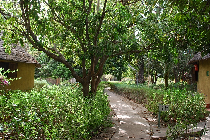 Gartenanlage des Hotel Firdou in Kolda, Casamance