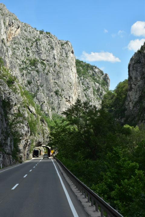 Sicevo Schlucht zwischen Nis und Pirot in Serbien auf dem Weg nach Sofia