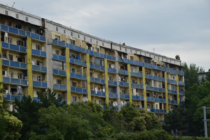 Tifliser Plattenbauten aus Soviet-Zeiten