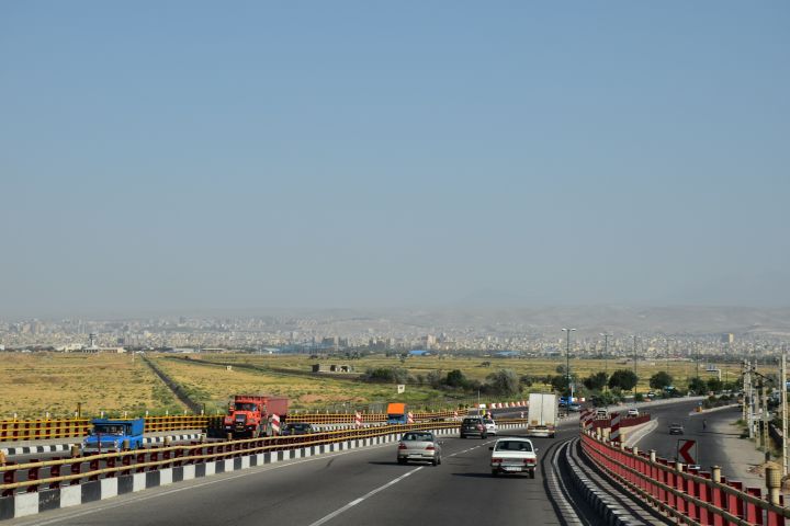 Tabriz aus der Ferne