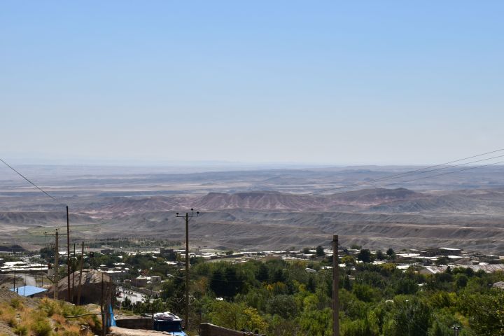 Blick zurück auf Mazdavand