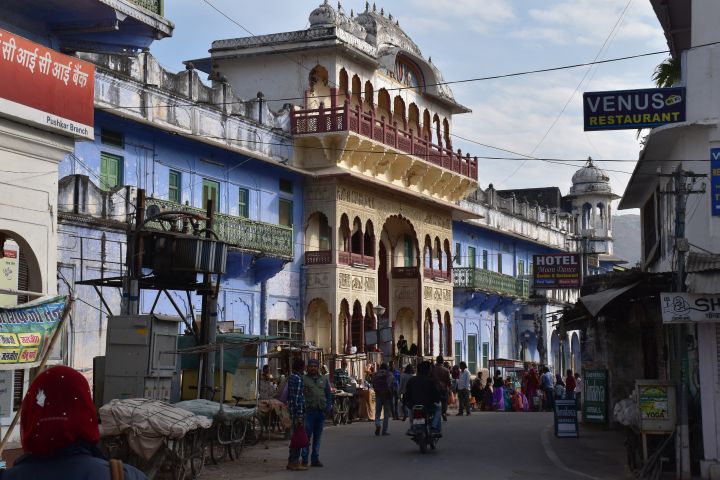 Strasse in Pushkar