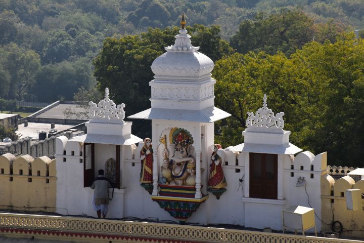 Ganesh-Schrein im Stadtpalast