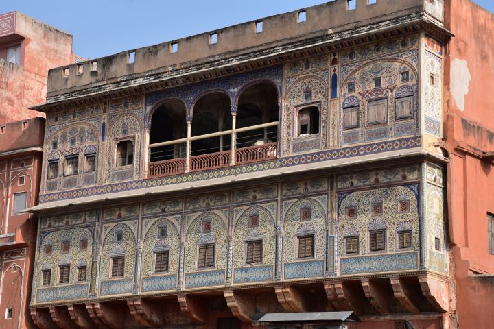 Gebäude am Johari Bazaar