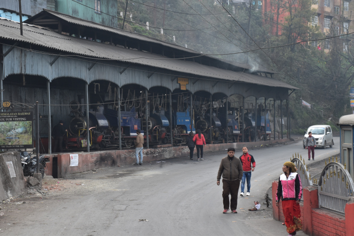Lokremise der Darjeeling Himalayan Railway