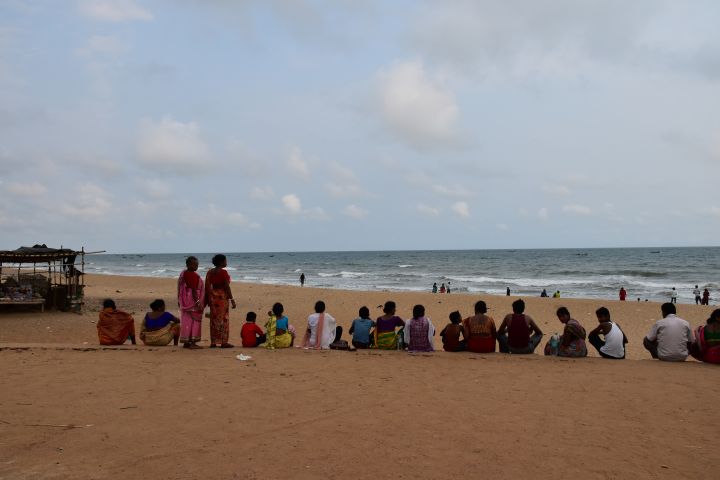 Chandrabhaga Beach bei Konark am Golf von Bengalen