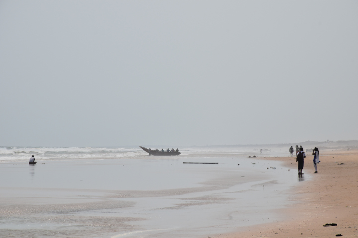 Breiter, langer Sandstrand von Gopalpur-on-Sea