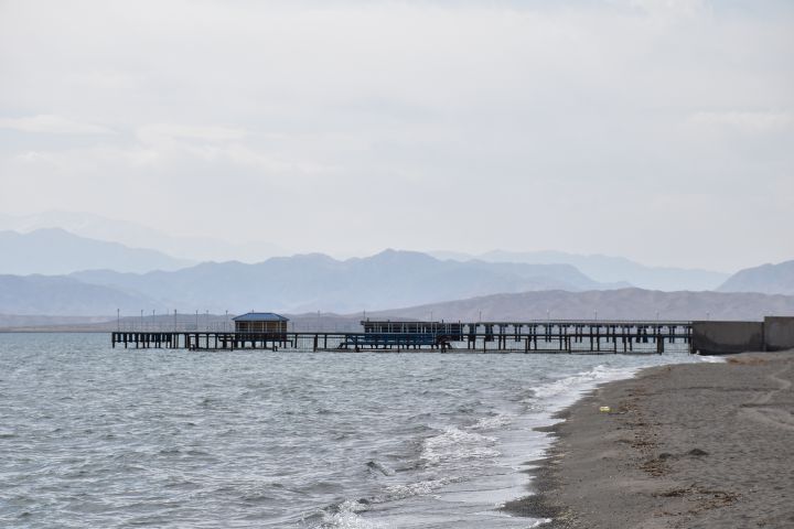 Am Ufer des Issyk-Köl bei Balykchy