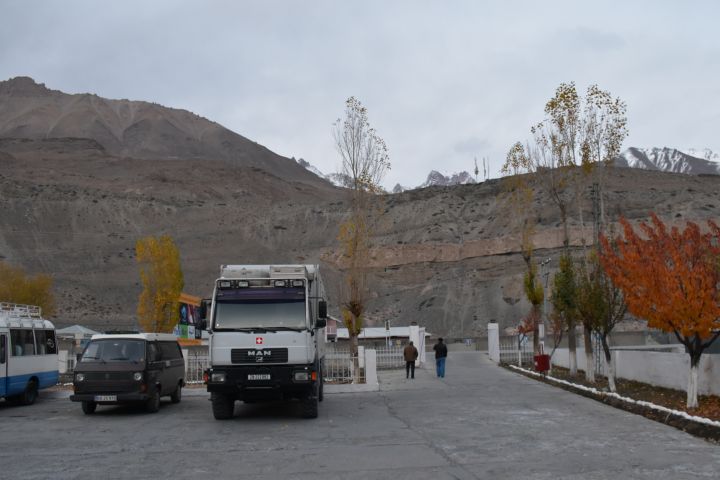 Der erste Übernachtungsplatz in Pakistan