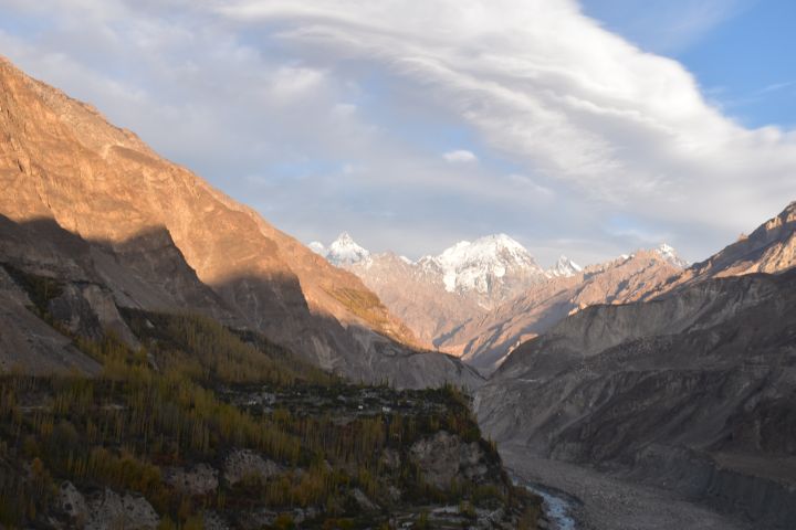 Blick das Hunza Tal aufwärts