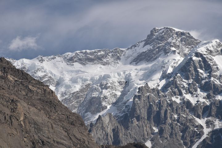 Von Hunza aus sieht der Ultar Sar nicht mehr so spitz aus