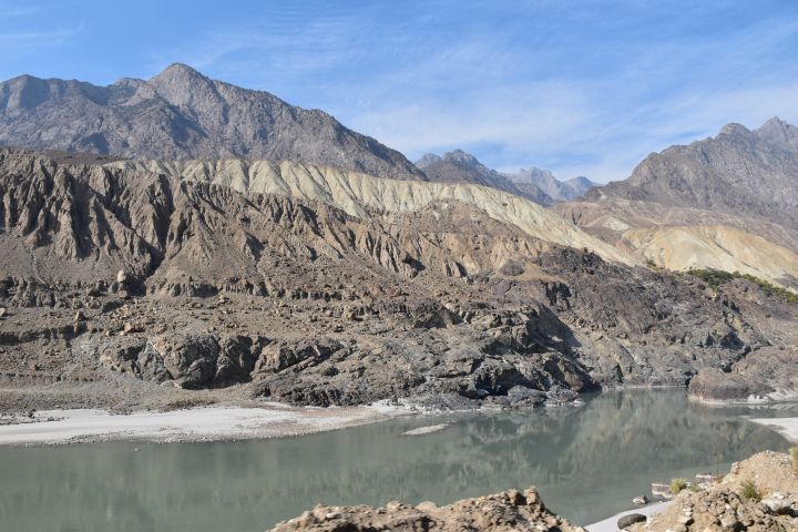 Indus Tal in der Nähe von Gunar