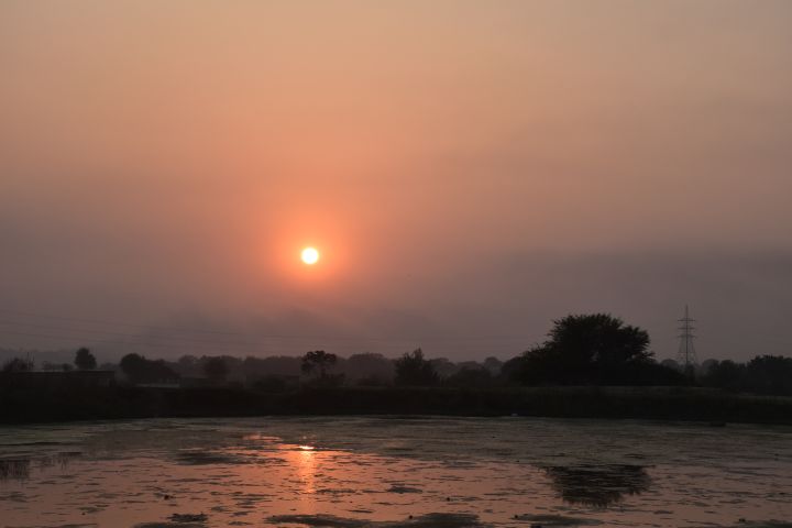 Tiefstehende Sonne