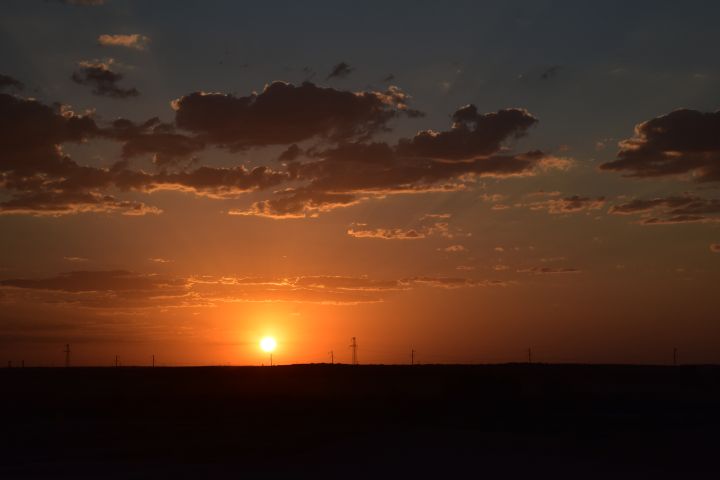 Sonnenuntergang bei Zahmet