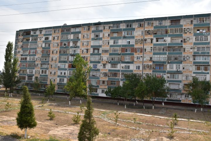 Plattenbau an der Peripherie von Tashkent