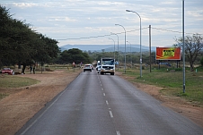 Unterwegs am südlichen Stadtrand von Gaborone