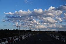 Wolkenfelder auf dem Weg nach Süden