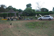 Schweissbetrieb in Shakawe