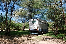 Unser ruhiges Plätzchen im Ngina Safaris Rest Camp
