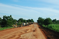 Strassenrenovation südlich von Figuil