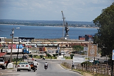 Blick auf den Hafen von Nacala