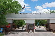 Das Eingangstor zum Nationalpark: Obelix muss aussen herum fahren