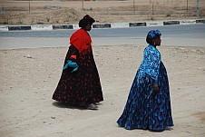 Hererofrauen in Opuwo