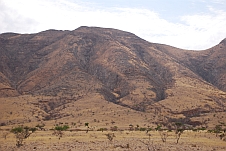Berg mit Elefantengesicht
