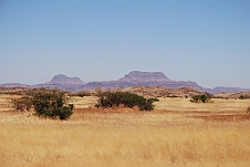 Landschaft und Berge im Damaraland