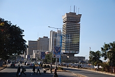 Die Skyline von Lusaka