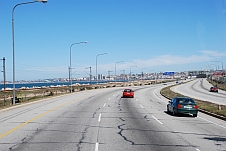 Stadtautobahn ins Zentrum von Port Elizabeth