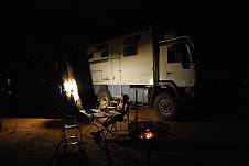 Lagerfeuerromantik im Camp