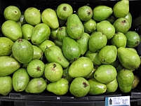 Guavas im Supermarkt