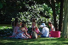 Ein Picknick im Botanischen Garten