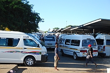 Minibusbahnhof in Ulundi