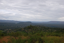 Blick vom Mpila Camp über das White Imfolozi Tal
